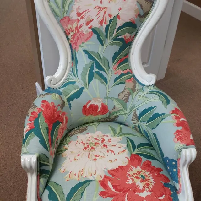 Upholstery Green Fabric Design — Tallahassee, FL — Jones Upholstery LLC